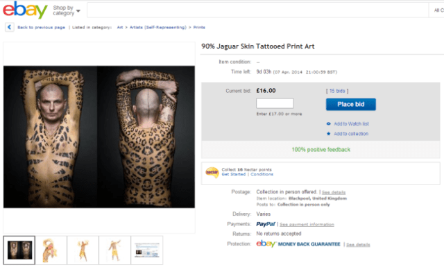 Hombre Jaguar eBay