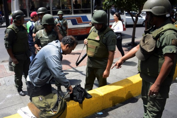 VENEZUELA-PROTESTS-NATIONAL-GUARD