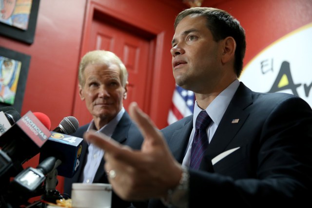 Bill Nelson y Marco Rubio (Foto archivo AFP)