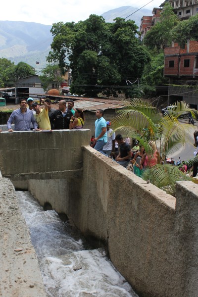 Torrentera y escaleras en La Fenix 7