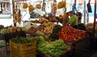 mercado verduras