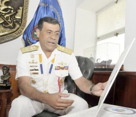 Almirante Gilberto Pinto Blanco / Foto Correo del Orinoco