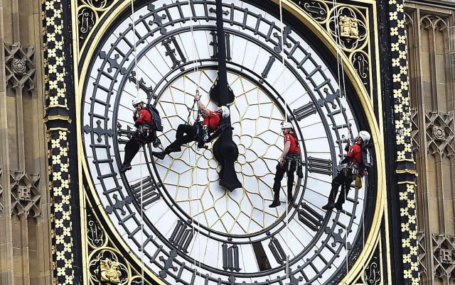 LAS AGUJAS DEL BIG BEN SE DETIENEN CUATRO DÍAS PARA PERMITIR SU LIMPIEZA