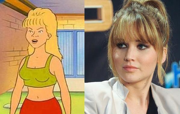 Luanne Platter (King of the Hill) vs. Jennifer Lawrence