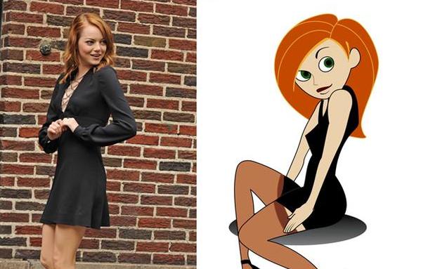 Emma Stone vs. Kim Possible