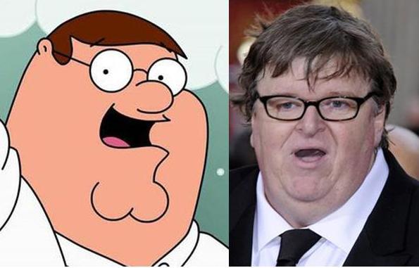 Peter Griffin vs. Michael Moore