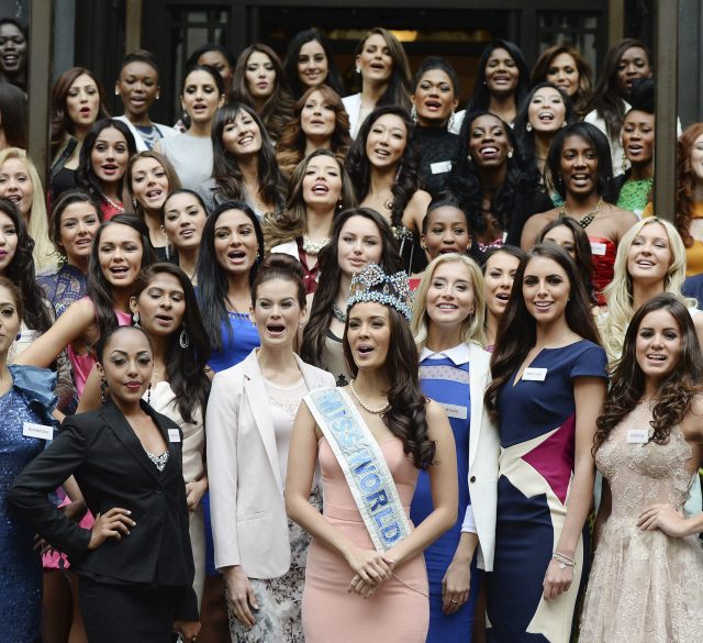 FOTO DE GRUPO DE LAS CANDIDATAS A MISS MUNDO 2014