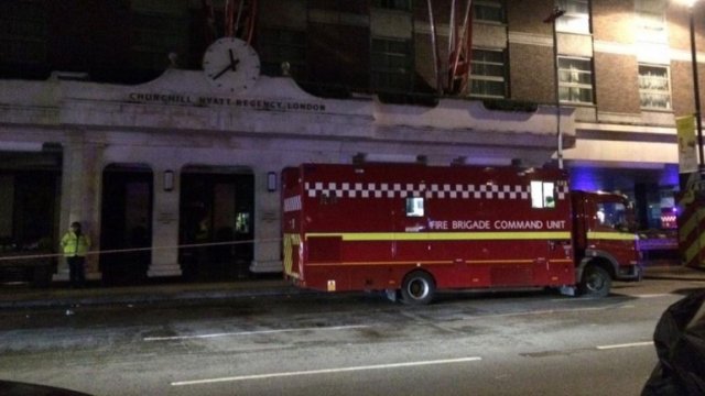 Explosión en hotel de Londres2