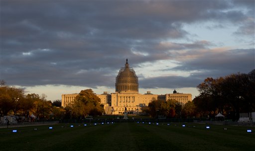 Imagen del edificio del Capitolio de Washington el 11 de noviembre de 2014. Washington podría ser una de las ciudades estadounidenses candidata a los Juegos Olímpicos de 2024.