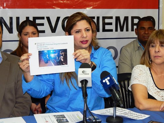 Foto:  secretaria general del partido Un Nuevo Tiempo Zulia, Nora Bracho / Nota de prensa