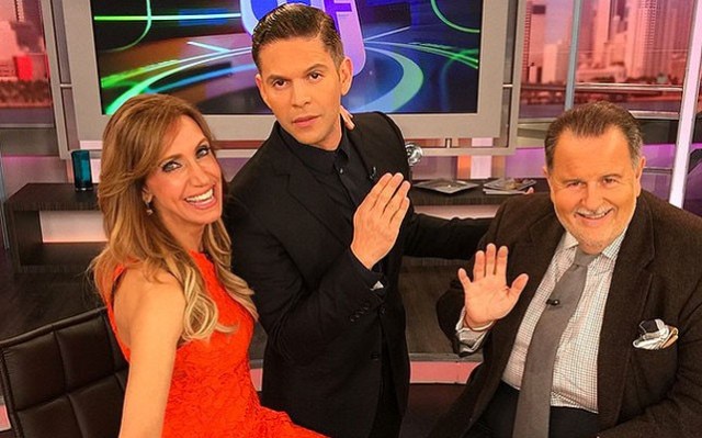 Foto: Rodner Figueroa junto a los conductores de El gordo y la flaca / peopleenespanol.com/