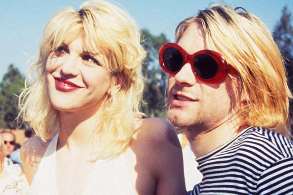 Kurt Cobain y Courtney Love