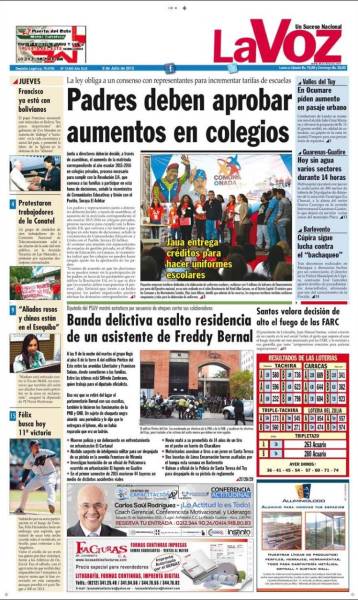 PORTADA LA VOZ