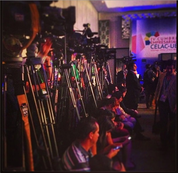 Así está la prensa en la reunión de la Celac-UE (Foto)