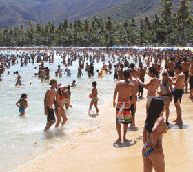 Diez mil personas han visitado Choroní este Carnaval