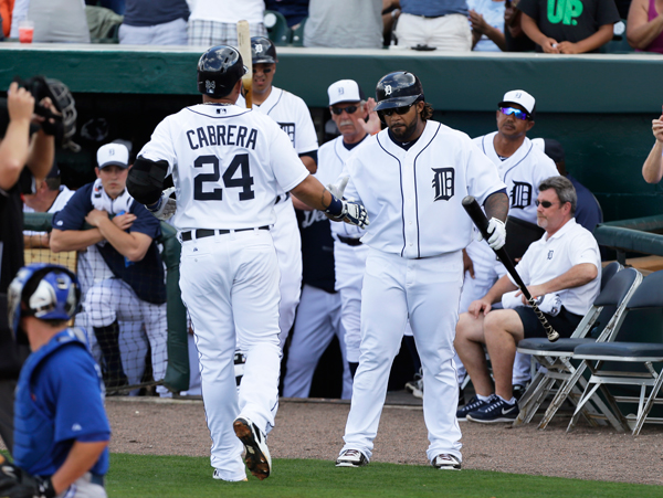 Cabrera y Fielder encendieron sus bates