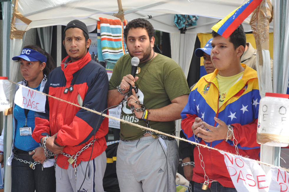 Estudiantes en la OEA piden reflexionar ante situación del país