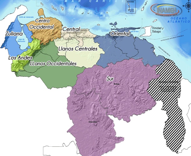 Prevén precipitaciones en Llanos occidentales y los Andes este miércoles