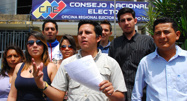 Jóvenes de Voluntad Popular denuncian plagios de identidad ante el CNE