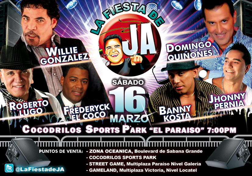 Reconfirmada “La fiesta de J.A” ¡A lo grande y con los grandes!