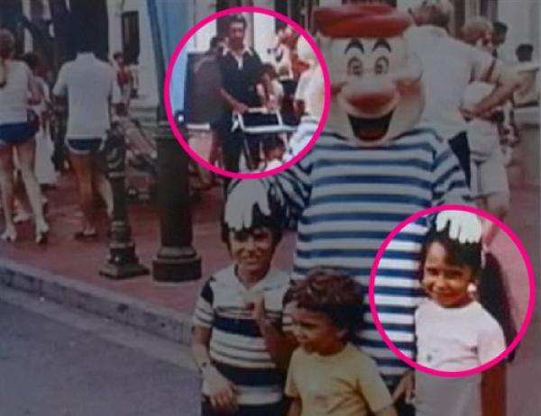 Pareja descubre que antes de conocerse se cruzaron en Disney (foto)