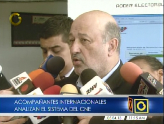 Acompañantes internacionales analizan el sistema del CNE (VIDEO)