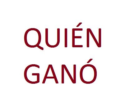 Esta imagen dice “quién ganó”… (imagen)