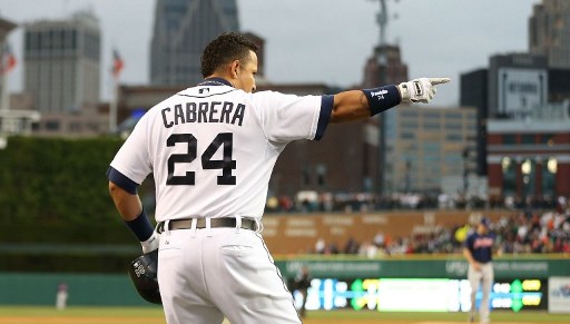 Miguel Cabrera, encendido con el bate