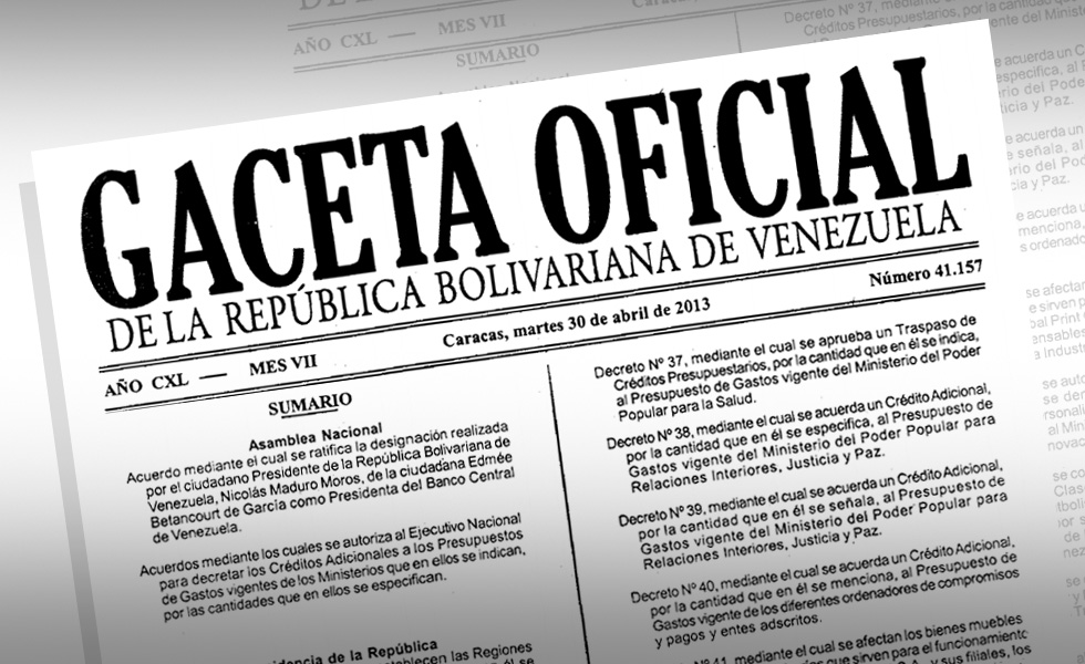 En Gaceta los nuevos precios del pollo, la carne, la leche y el queso