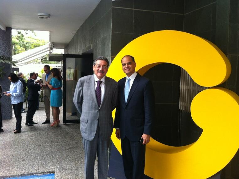 Andrés Izarra y Juan Domingo Cordero posan juntos en Globovisión (Foto)