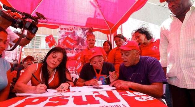 Apadrinados en el Psuv