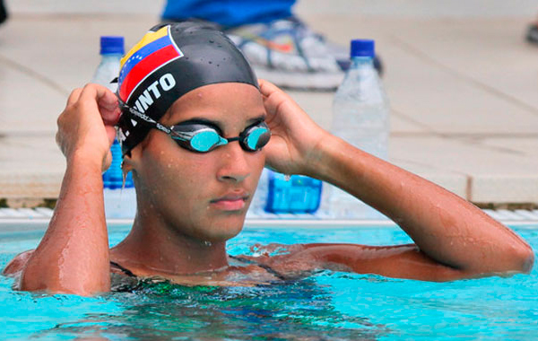 Andreina Pinto, una sirena venezolana de récord