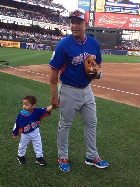 Miguel Cabrera y su futuro campeón del #HRDerby (Foto)