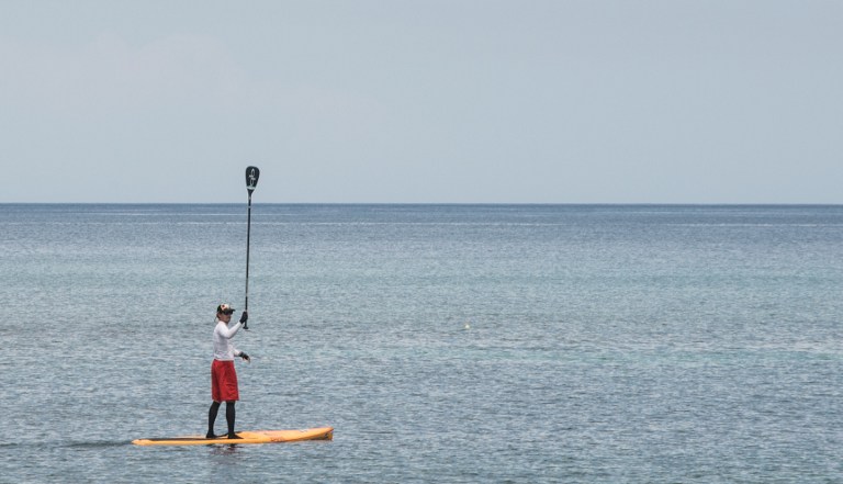 Estadounidense cruza el mar de Cuba a su país para promover la paz (Fotos)