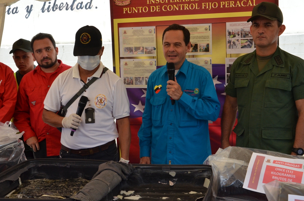 Táchira  lidera incautación de drogas en Venezuela