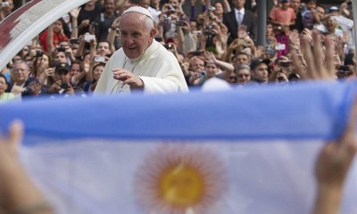 El papa Francisco recuerda un gol del argentino Rene Pontoni