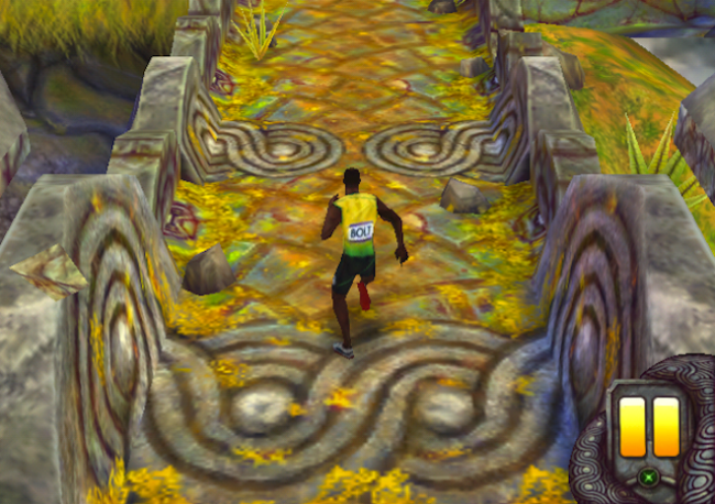 Usain Bolt corre en Temple Run 2