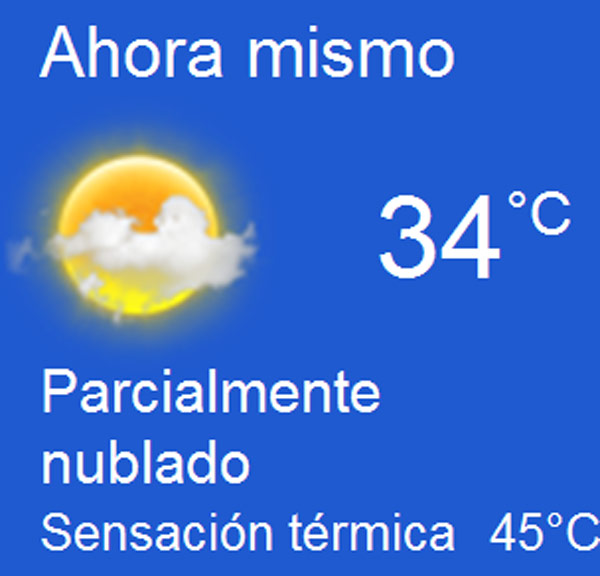 Sensación térmica en Maracaibo es de 45 grados