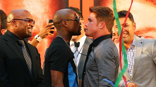 Todo listo para el combate de Floyd Mayweather Jr y Saúl “El Canelo” Álvarez