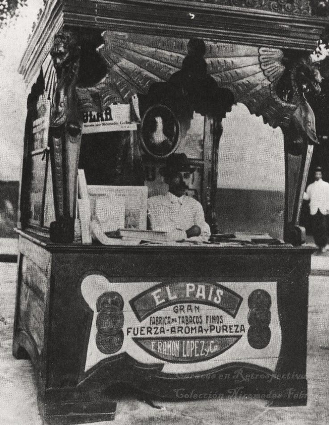 Así eran los Kioskos de Caracas hace 113 años (Foto)