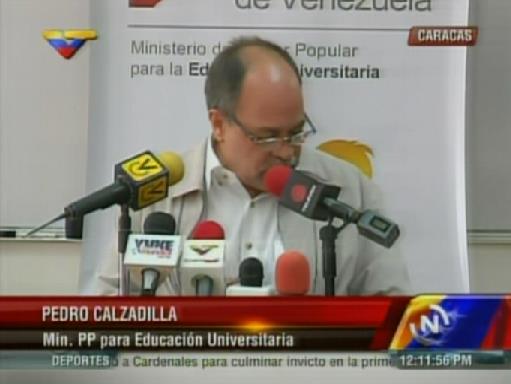 Calzadilla: Hemos pagado los pasivos laborales de los universitarios