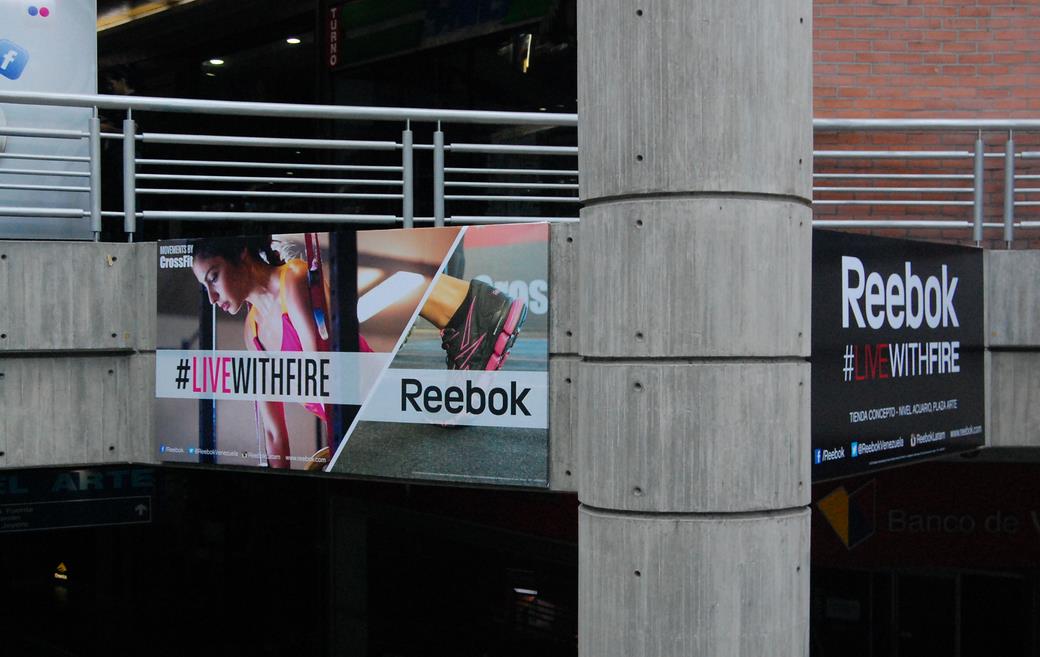 Reebok toma las calles de Chacao