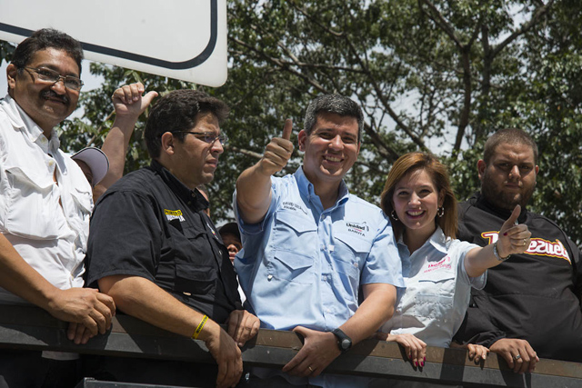 Gran Caravana de la Unidad en Baruta, para dar inicio a la campaña electoral