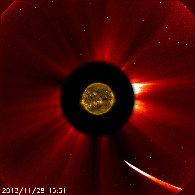 Ison, el Cometa de la Navidad, al parecer no sobrevivió a su paso cerca del Sol