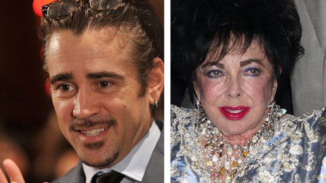 Colin Farrell revela su relación con Liz Taylor