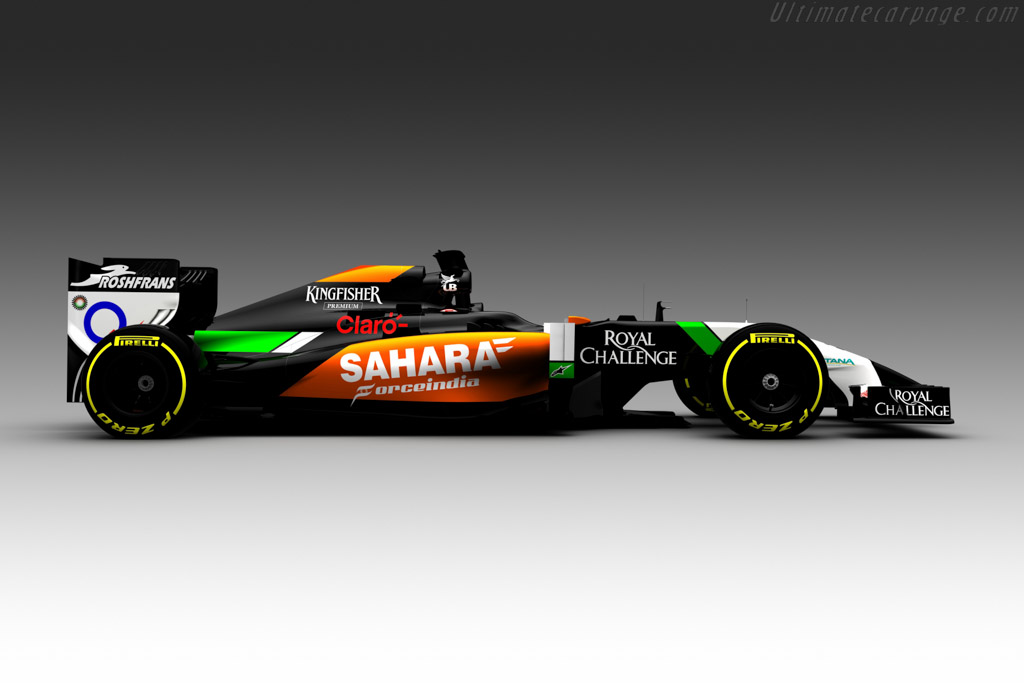 Sahara Force India fue el primer equipo en presentar su monoplaza del 2014