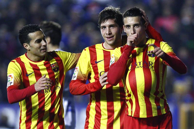 Barcelona golea al Levante con hat-trick de Tello