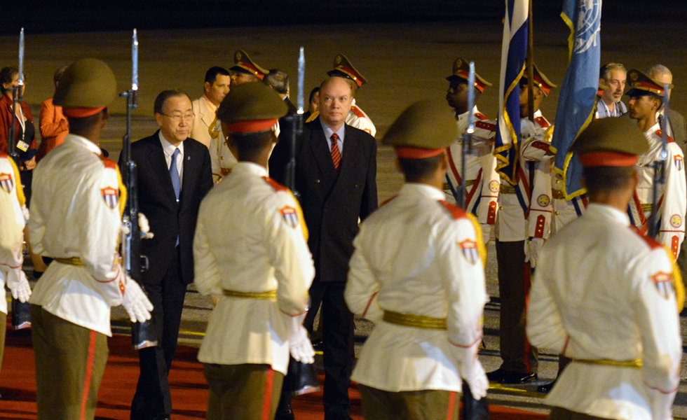 Ban Ki-moon llega a Cuba muy interesado en sus reformas y en cómo apoyarlas