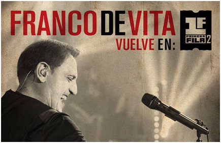 Reprograman gira “Vuelve en Primera Fila: Franco de Vita” (Comunicado)