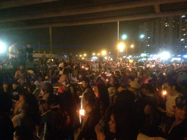 Anzoátegui de vigilia en apoyo a los estudiantes (Fotos)